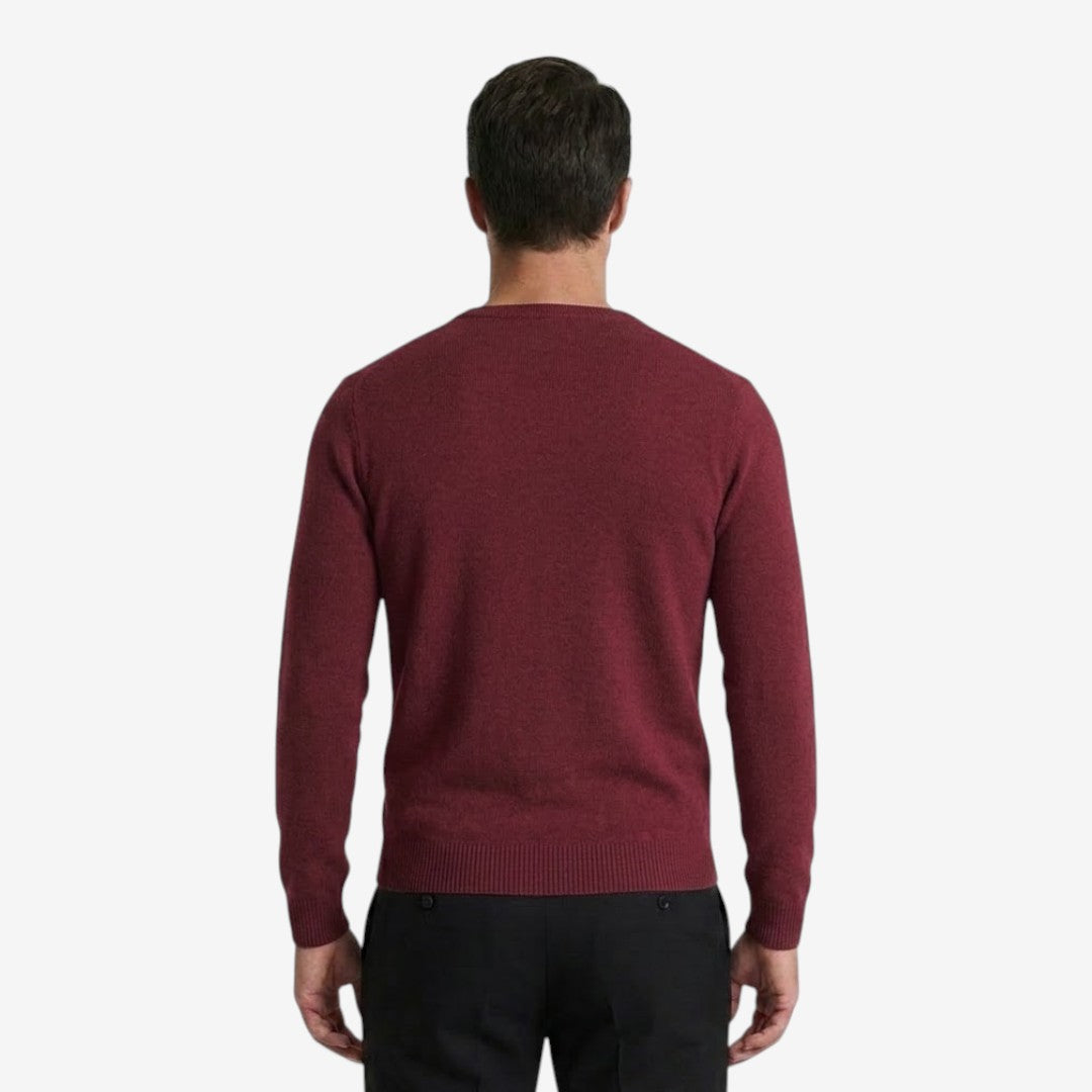 Men's Slim Fit V-Neck Sweatshirt Casual Classic Style Everyday Wear