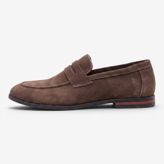 Men's Suede Loafers Slip-On Stylish Casual Shoes for Weddings