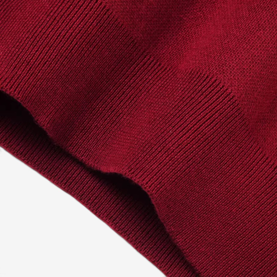 Men's Knit Slipover Sweater Relaxed Fit Smart Casual Layering Style