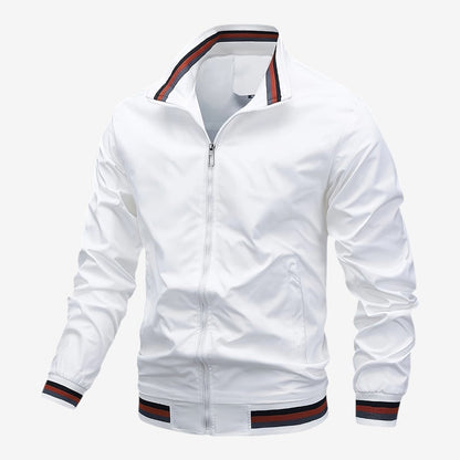 Men's Classic Bomber Jacket Regular Fit Windbreaker Casual Everyday Wear