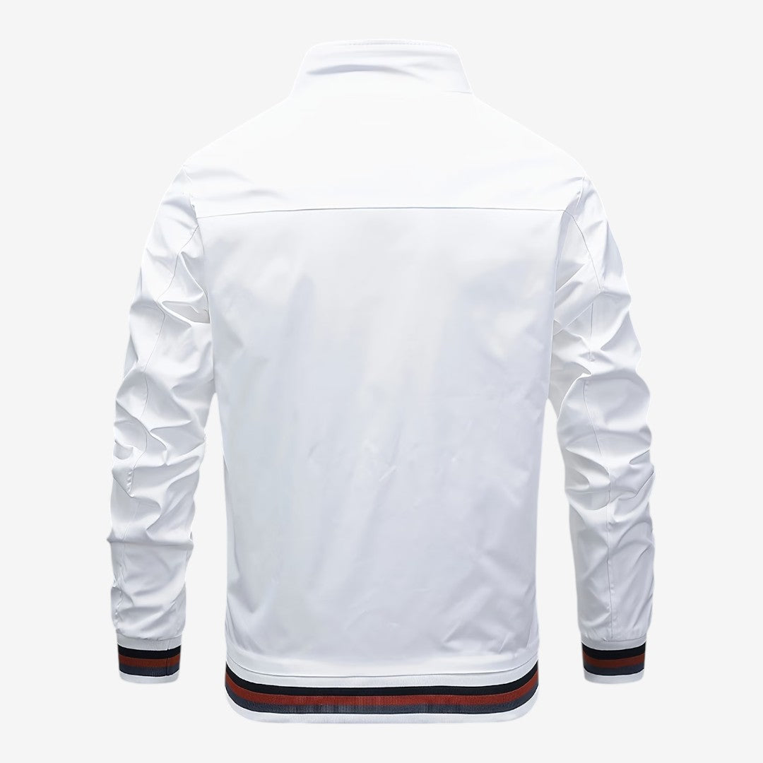 Men's Classic Bomber Jacket Regular Fit Windbreaker Casual Everyday Wear