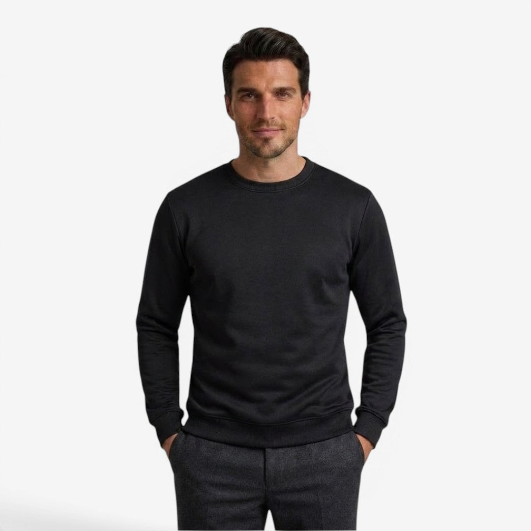Men's Casual Sweatshirt Long Sleeve Crew Neck Everyday Style Relaxed Fit
