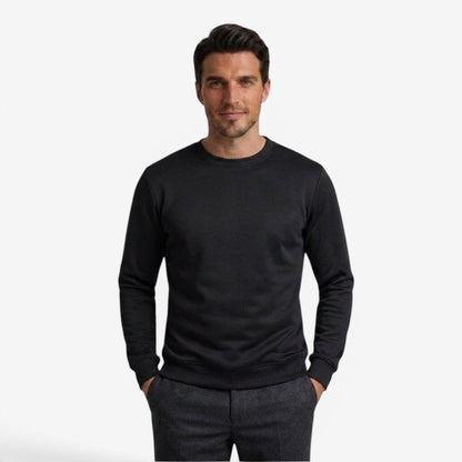 Men's Casual Sweatshirt Long Sleeve Crew Neck Everyday Style Relaxed Fit