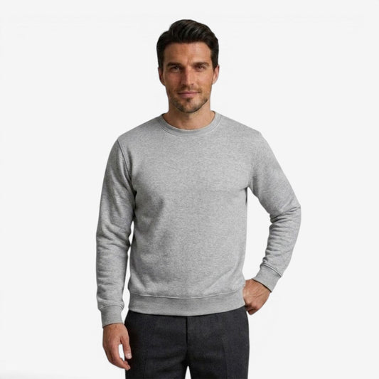 Men's Casual Sweatshirt Long Sleeve Crew Neck Everyday Style Relaxed Fit