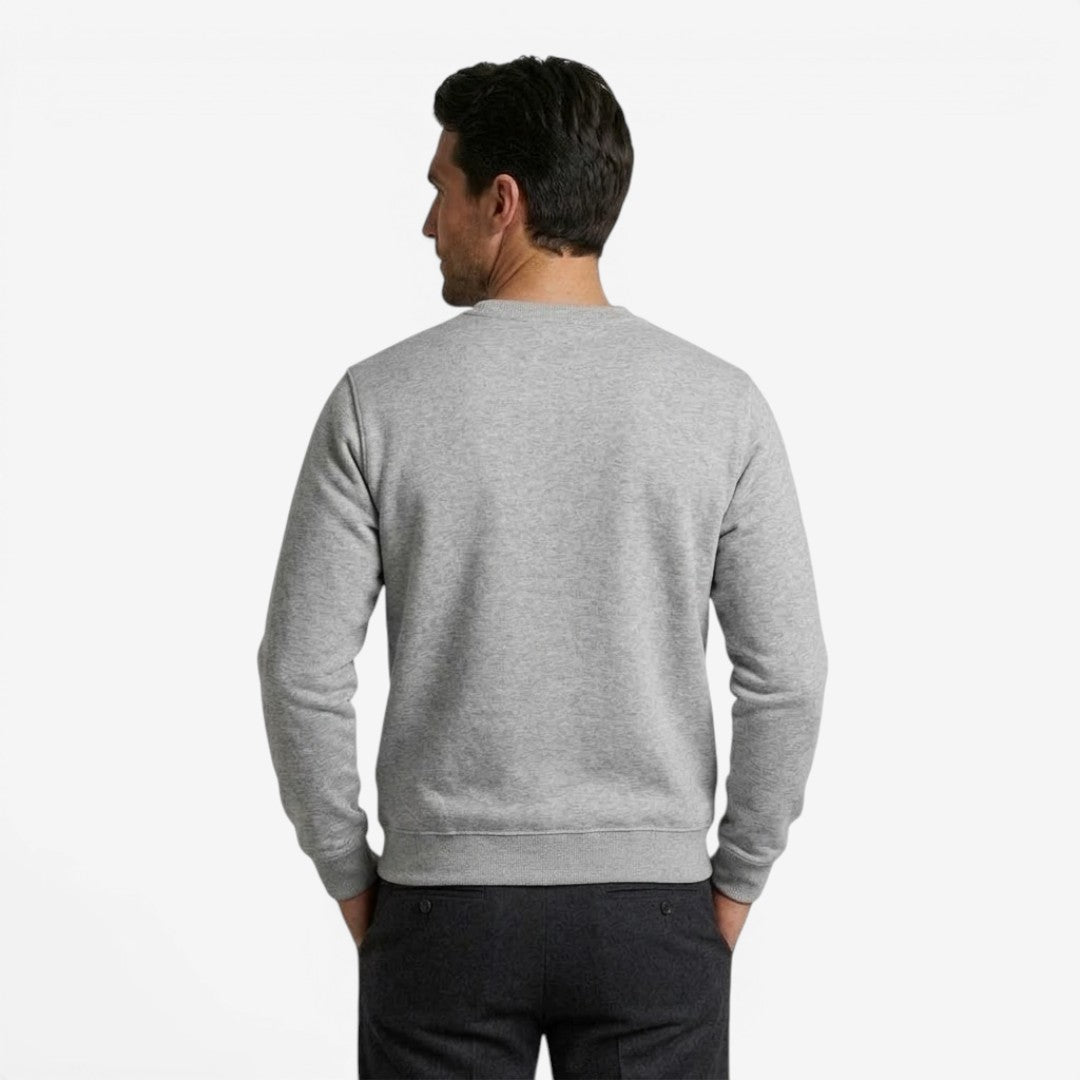 Men's Casual Sweatshirt Long Sleeve Crew Neck Everyday Style Relaxed Fit