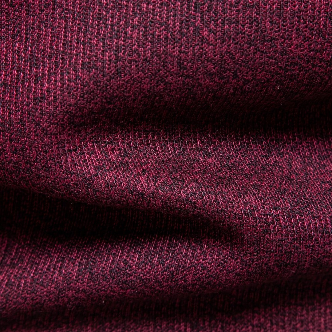 Men's Textured Knit Roll-Neck Jumper Relaxed Fit Long Sleeve Casual Everyday