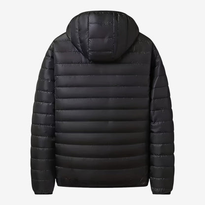 Men's Hooded Puffer Jacket Warm Casual Streetwear Everyday Layering