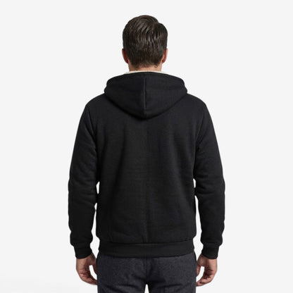Men's Hooded Padded Jacket Warm Winter Style Casual Layering Outdoor