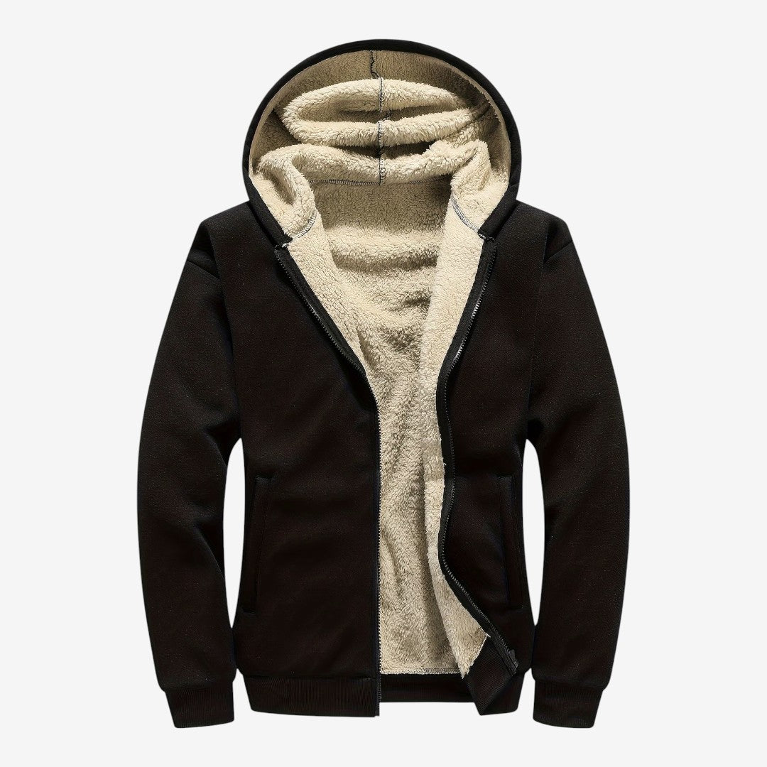 Men's Hooded Padded Jacket Warm Winter Style Casual Layering Outdoor