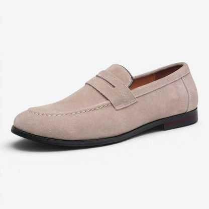 Men's Suede Loafers Slip-On Stylish Casual Shoes for Weddings