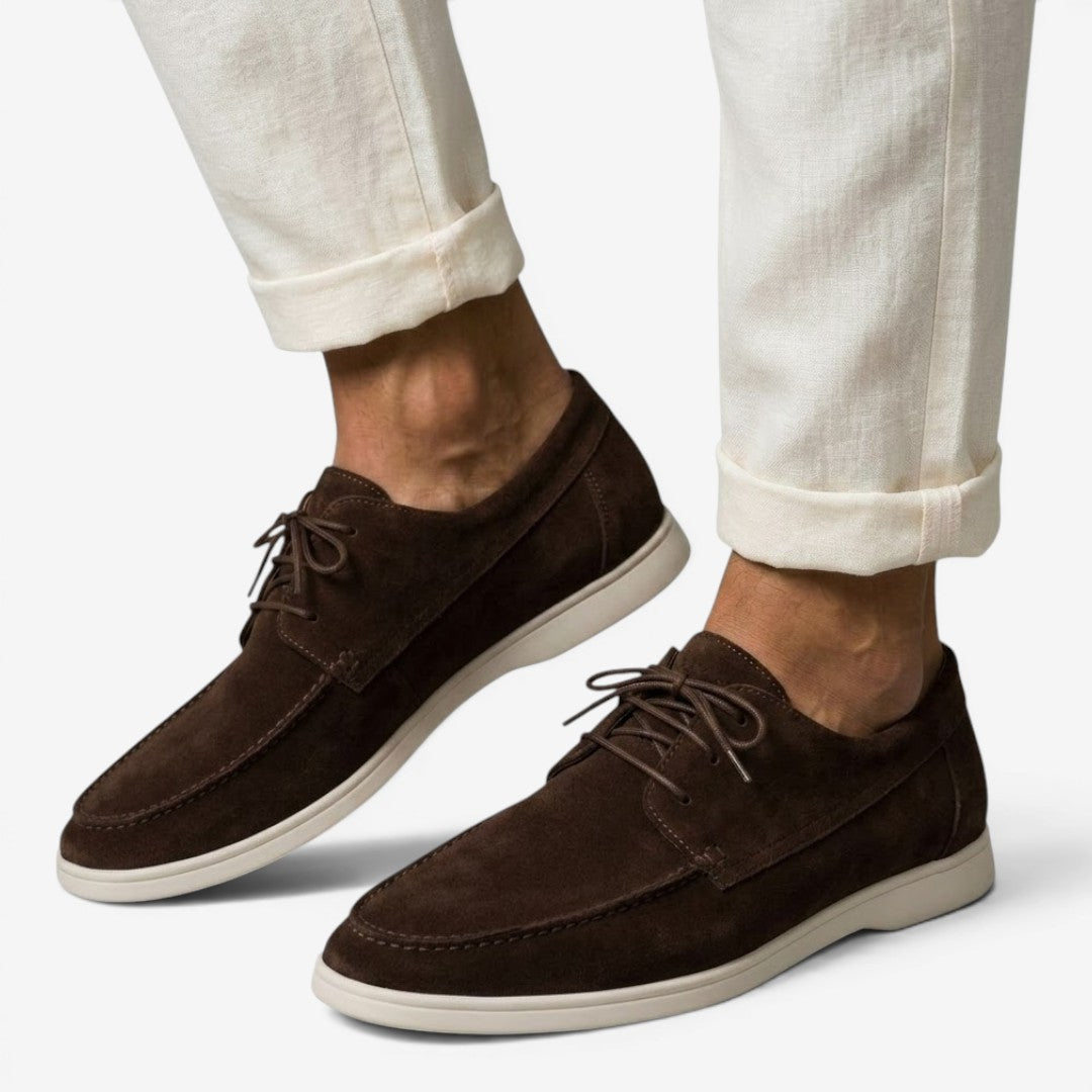 Men's Suede Loafers Smart Casual Slip-On Stylish Summer Footwear