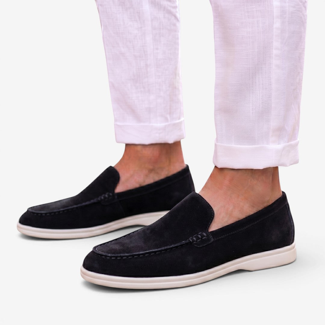Men's Suede Loafers Slip-On Formal Elegant Stylish Summer Events