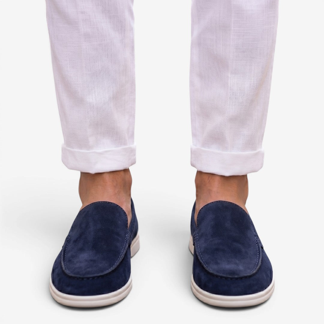 Men's Suede Loafers Slip-On Formal Elegant Stylish Summer Events
