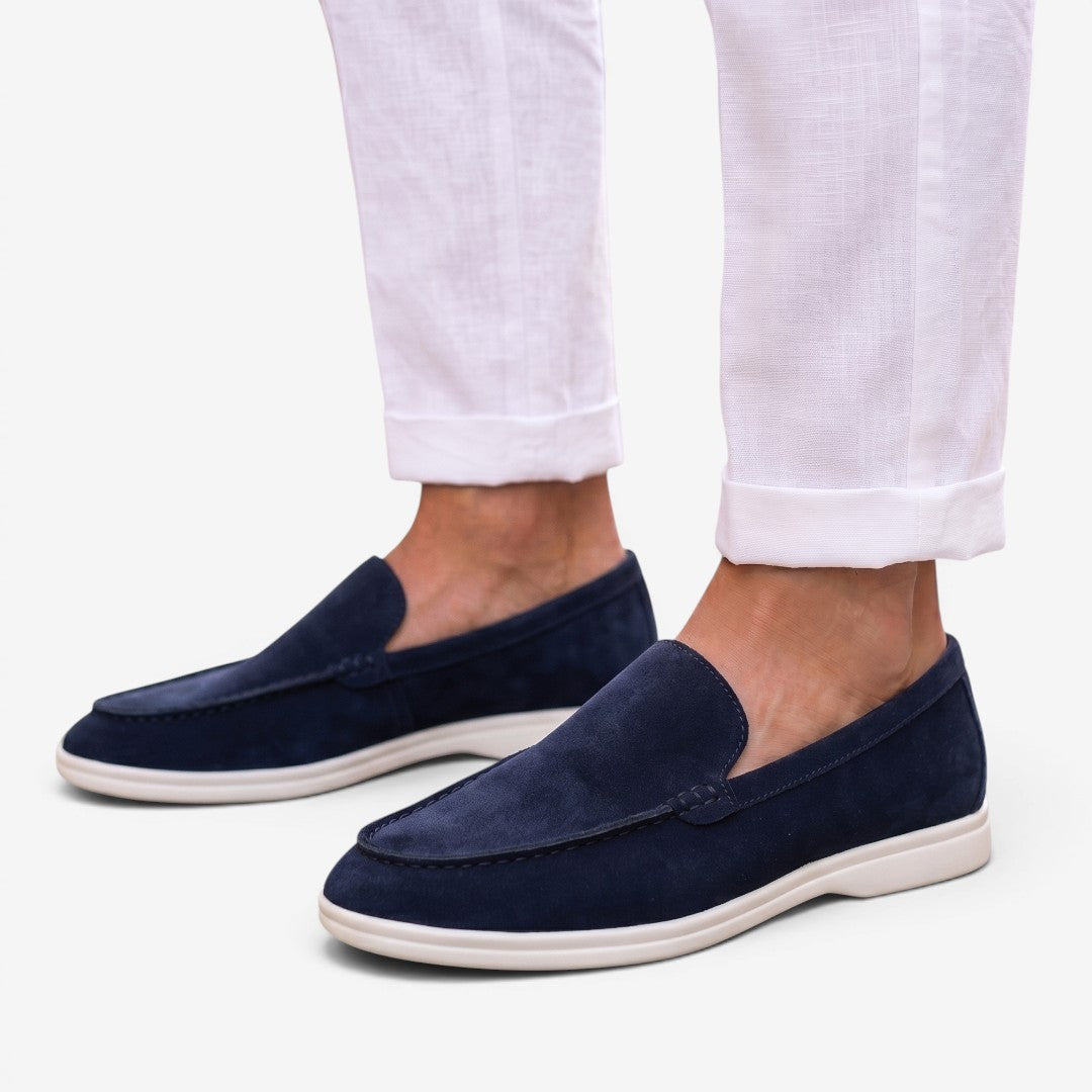 Men's Suede Loafers Slip-On Formal Elegant Stylish Summer Events