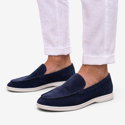 Men's Suede Loafers Slip-On Formal Elegant Stylish Summer Events