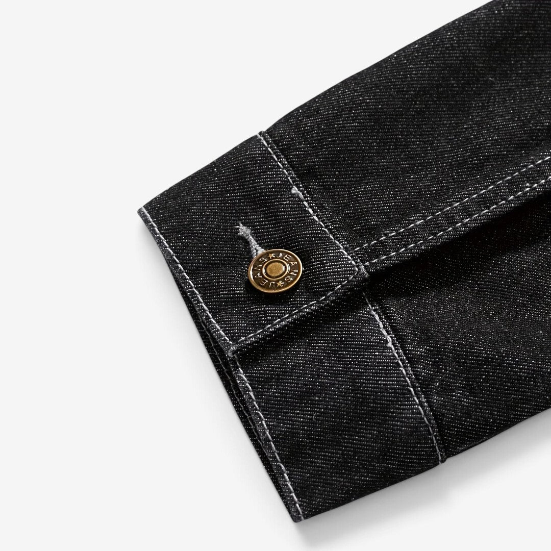 Men's Vintage Slim Fit Denim Jacket Classic Lapel Casual Everyday Wear