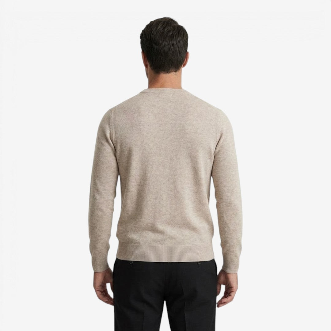Men's Crew-Neck Knit Jumper Long Sleeve Casual Everyday Wear