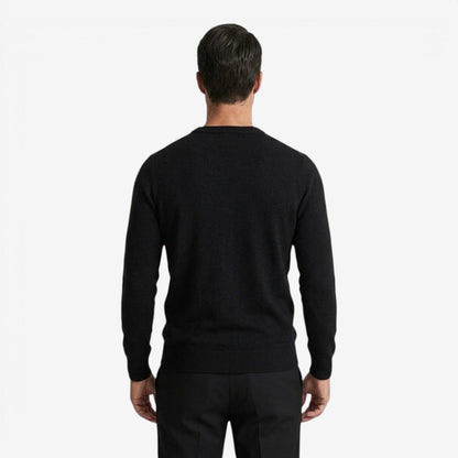 Men's Crew-Neck Knit Jumper Long Sleeve Casual Everyday Wear