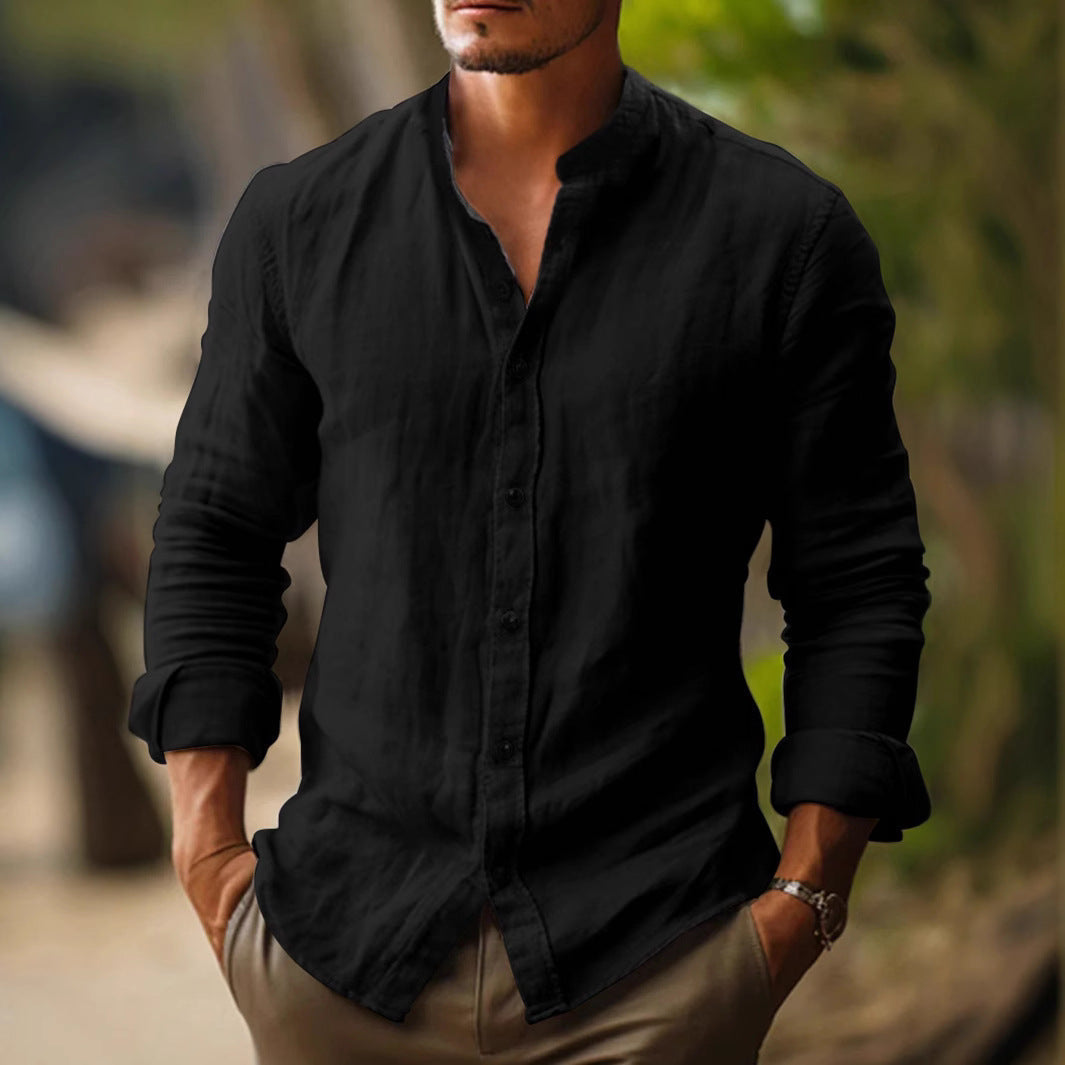 Men's Casual Shirt Short-Sleeve Button-Up Collared Holiday Beach Smart-Casual Relaxed Fit Everyday Versatile Corwin