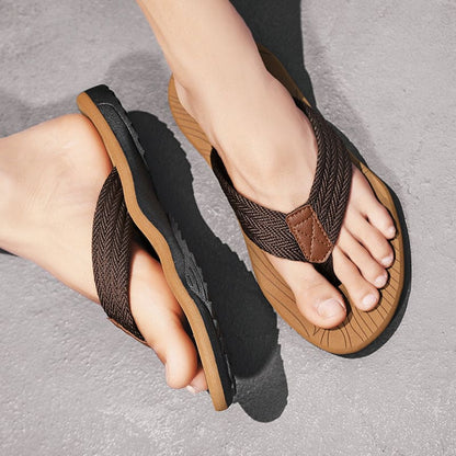 Men's Slippers Slip-On Cushioned Supportive Sole Indoor Outdoor Home Casual Everyday Comfort Soft Halstead