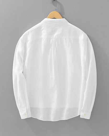 Men's Popover Shirt Half-Placket Button Short-Sleeve Collared Casual Holiday Beach Smart-Casual Everyday Radley