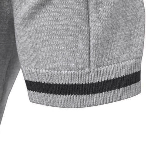 Men's Quarter-Zip Polo Shirt Short-Sleeve Collared Ribbed Casual Smart-Casual Everyday Golf Sport Regular Fit Weller