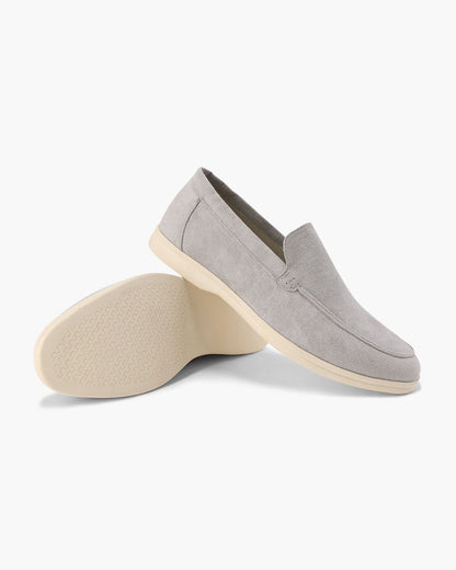 Men's Suede Loafers Slip-On Round Toe Moccasin Smart-Casual Office Casual Everyday Formal Leather Look Ellery