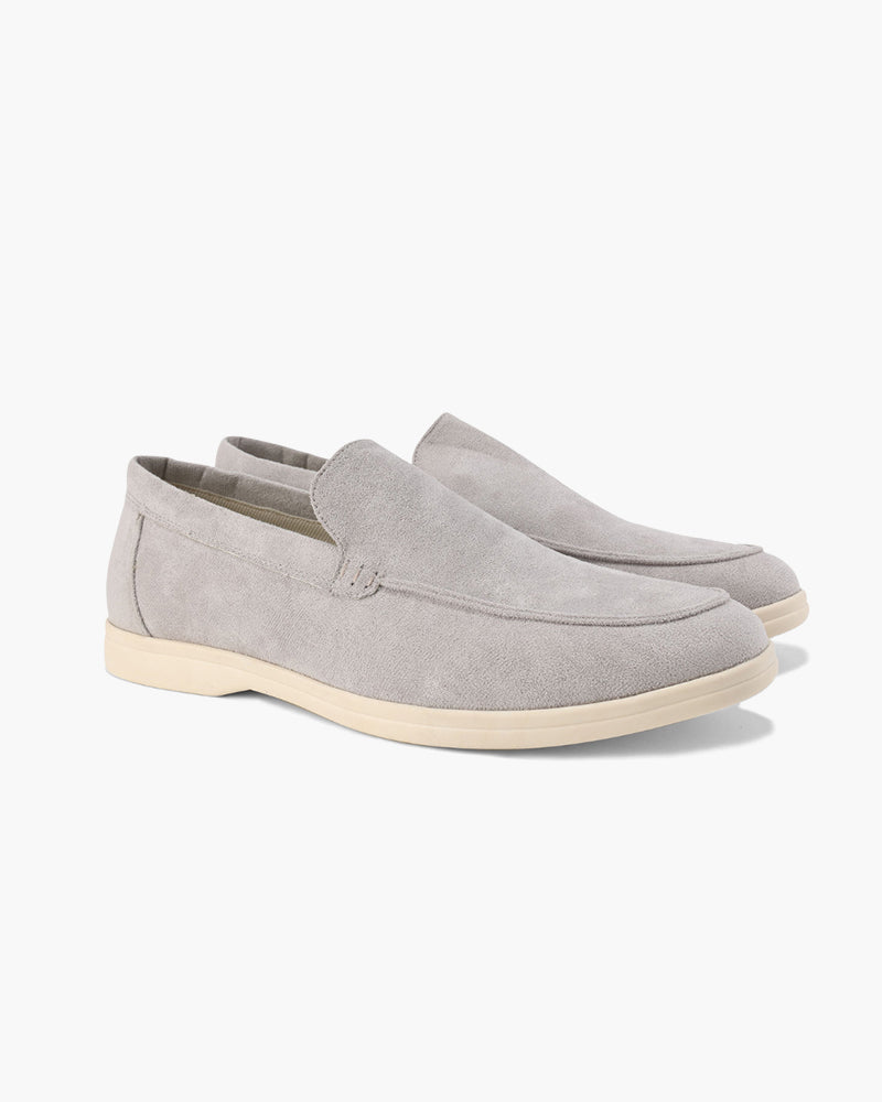Men's Suede Loafers Slip-On Round Toe Moccasin Smart-Casual Office Casual Everyday Formal Leather Look Ellery