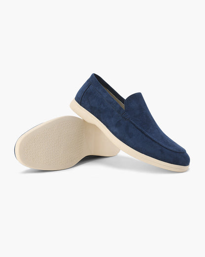 Men's Suede Loafers Slip-On Round Toe Moccasin Smart-Casual Office Casual Everyday Formal Leather Look Ellery