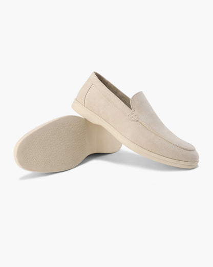 Men's Suede Loafers Slip-On Round Toe Moccasin Smart-Casual Office Casual Everyday Formal Leather Look Ellery