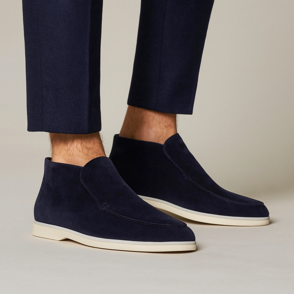 Men's Suede Loafers Classic Elegance Timeless Design Versatile Casual Wear