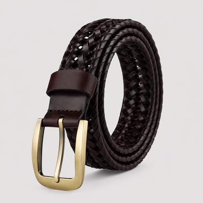 Men's Woven Belt Stretch Elastic Braided Adjustable Casual Business Smart-Casual Everyday Accessory Hollis