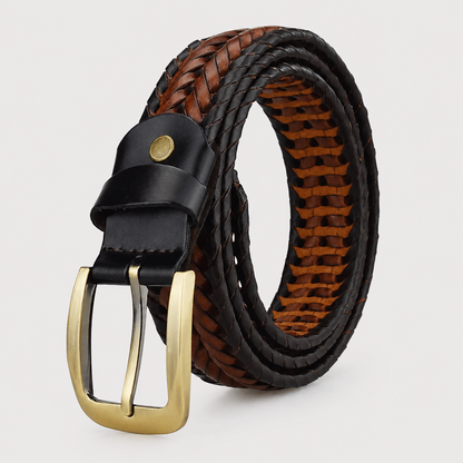 Men's Woven Belt Stretch Elastic Braided Adjustable Casual Business Smart-Casual Everyday Accessory Hollis