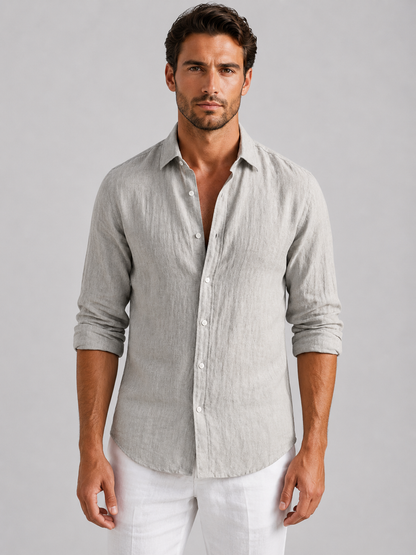 Men's Relaxed Fit Shirt Short-Sleeve Button-Up Collared Casual Holiday Beach Smart-Casual Everyday Versatile Rylance