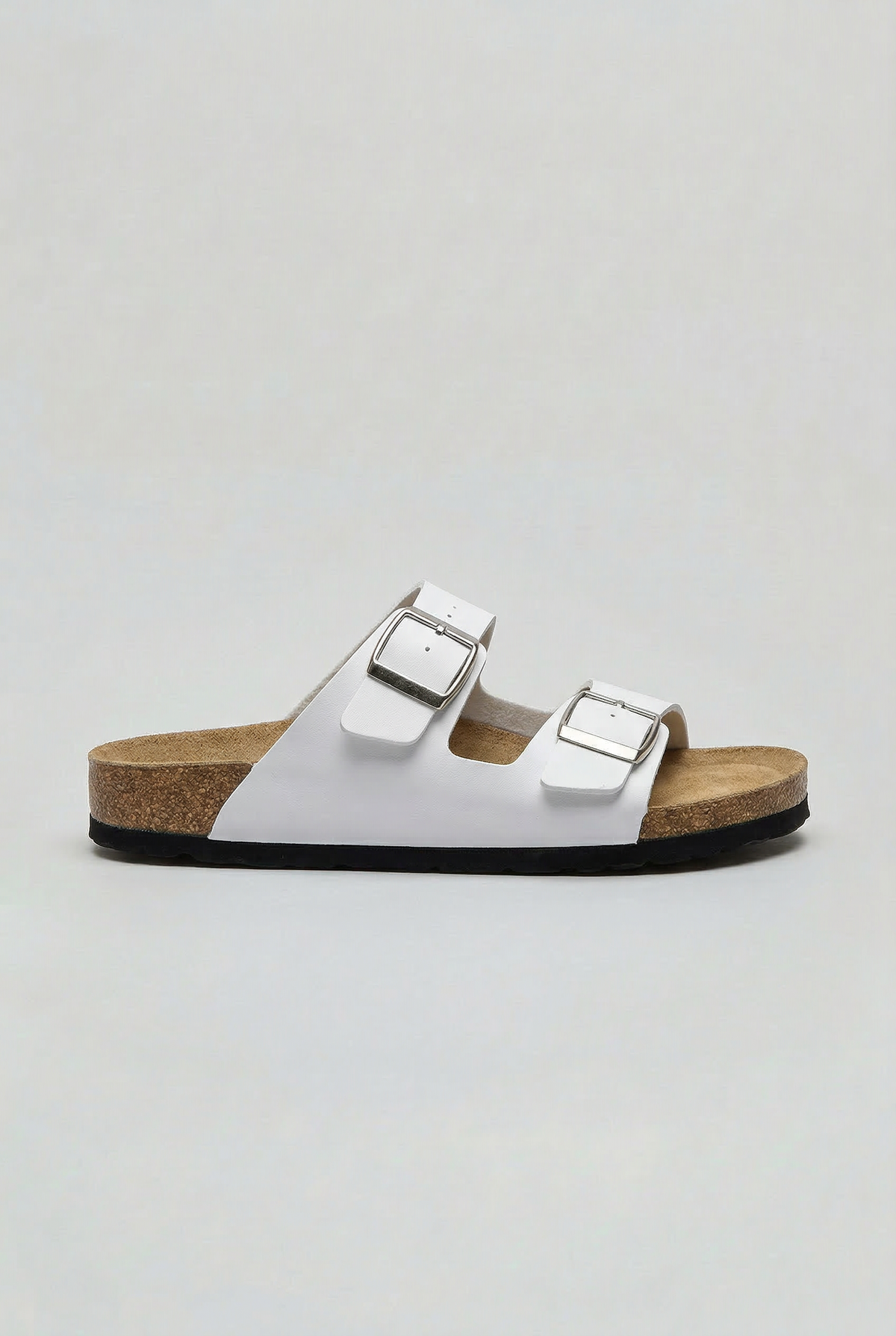 Men's Casual Double Buckle Sandals Contoured Footbed Stylish Everyday Wear