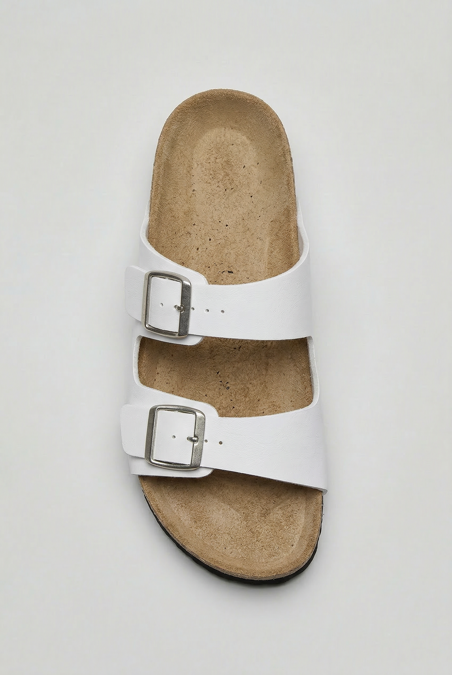 Men's Casual Double Buckle Sandals Contoured Footbed Stylish Everyday Wear