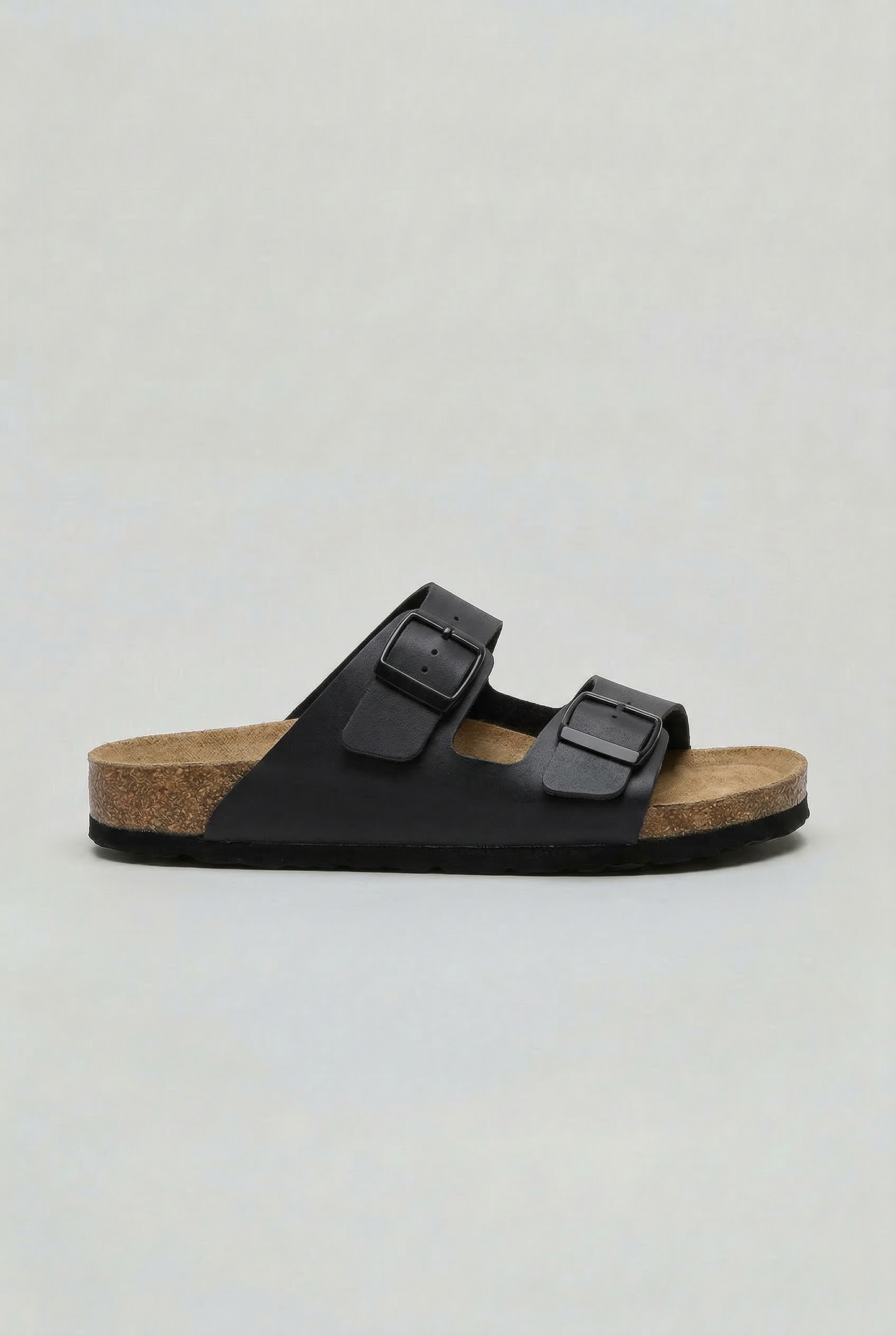 Men's Casual Double Buckle Sandals Contoured Footbed Stylish Everyday Wear