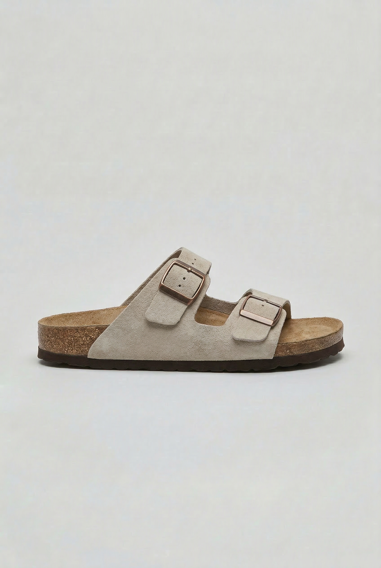 Men's Casual Double Buckle Sandals Contoured Footbed Stylish Everyday Wear