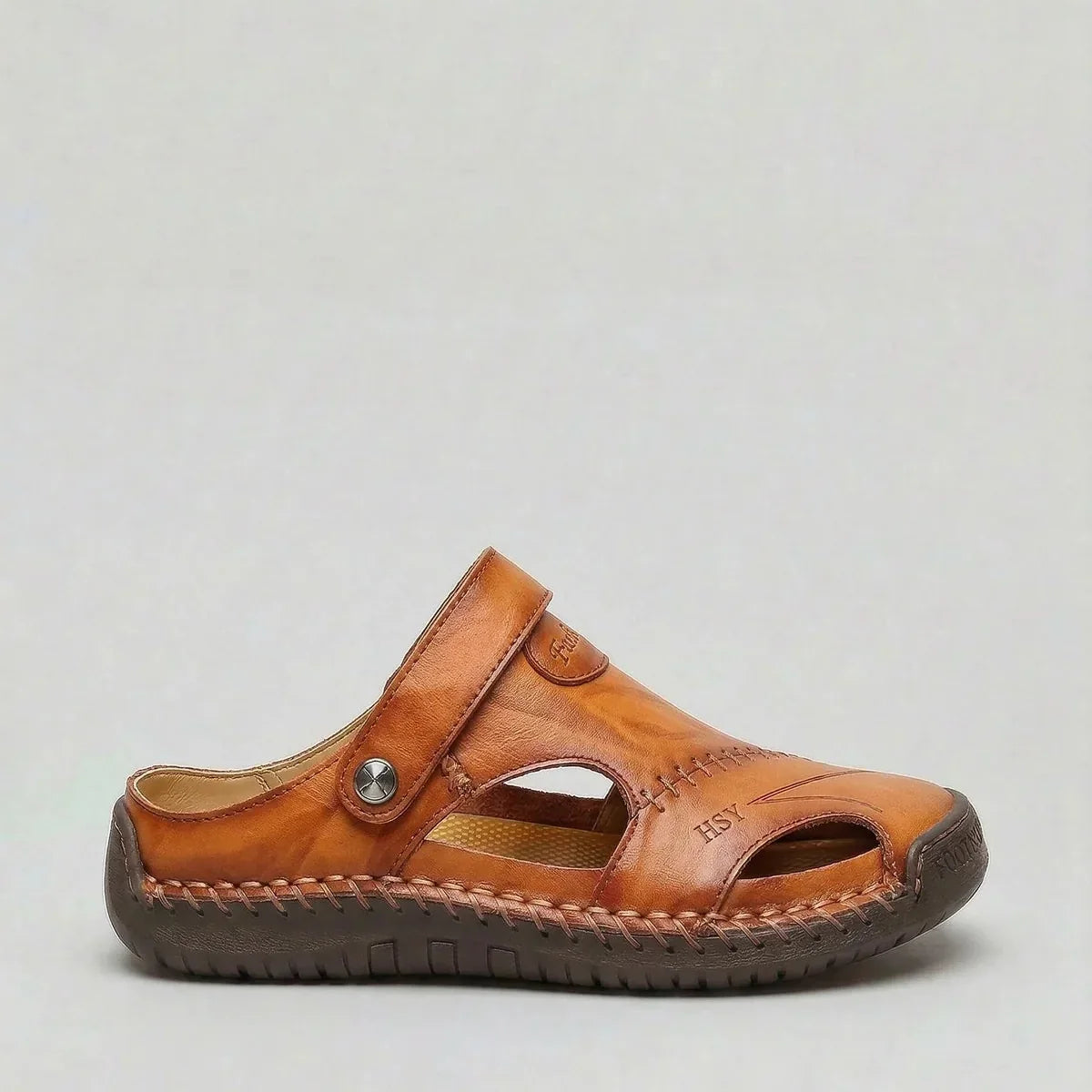 Men's Casual Closed Toe Sandals Adjustable Strap Outdoor Everyday Wear