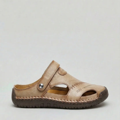 Men's Casual Closed Toe Sandals Adjustable Strap Outdoor Everyday Wear