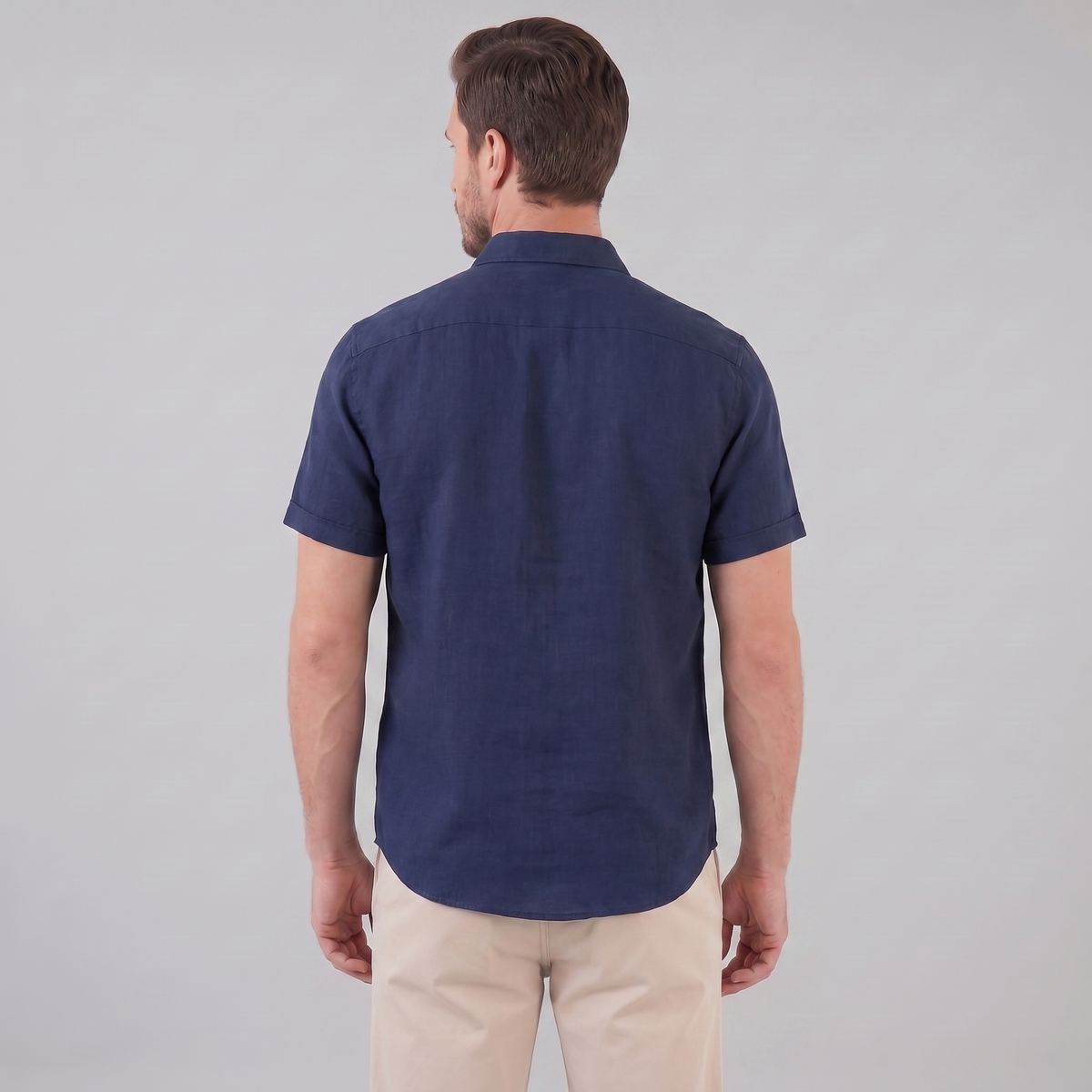 Men's Camp Collar Shirt Short-Sleeve Button-Up Cuban Collar Casual Holiday Beach Smart-Casual Everyday Rocco
