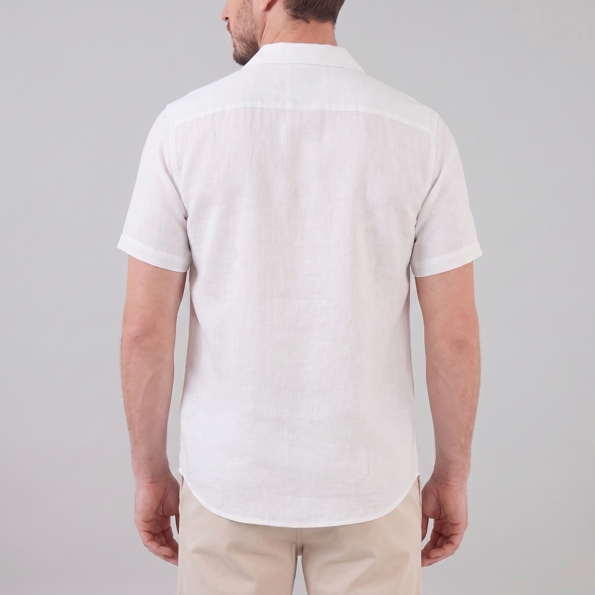 Men's Camp Collar Shirt Short-Sleeve Button-Up Cuban Collar Casual Holiday Beach Smart-Casual Everyday Rocco