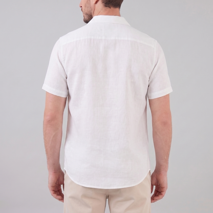 Men's Camp Collar Shirt Short-Sleeve Button-Up Cuban Collar Casual Holiday Beach Smart-Casual Everyday Rocco