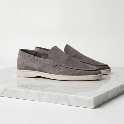 Men's Classic Loafers Slip-On Round Toe Moccasin Smart-Casual Office Casual Everyday Formal Leather Look Whitaker