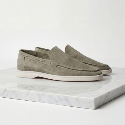 Men's Classic Loafers Slip-On Round Toe Moccasin Smart-Casual Office Casual Everyday Formal Leather Look Whitaker