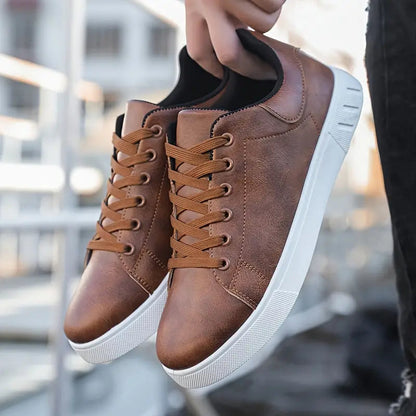 Men's Casual Sneakers Low-Top Lace-Up Trainers Everyday Walking Sport Comfort Versatile Streetwear Trendy
