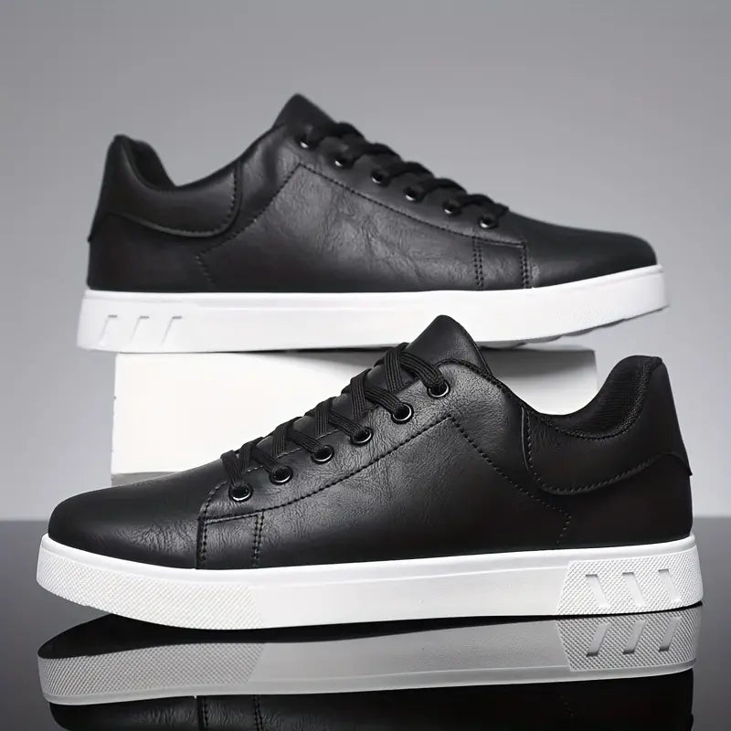 Men's Casual Sneakers Low-Top Lace-Up Trainers Everyday Walking Sport Comfort Versatile Streetwear Trendy