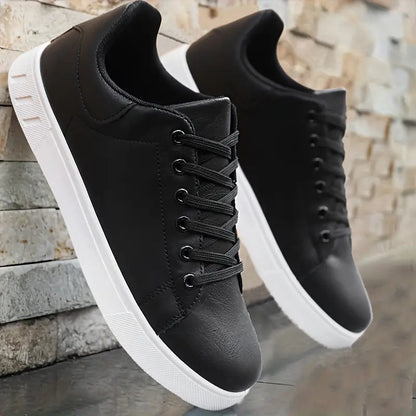 Men's Casual Sneakers Low-Top Lace-Up Trainers Everyday Walking Sport Comfort Versatile Streetwear Trendy
