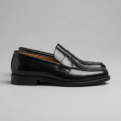 Men's Classic Loafers Slip-On Round Toe Moccasin Casual Smart-Casual Office Everyday Formal Leather Look Alden