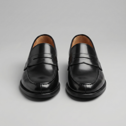 Men's Classic Loafers Slip-On Round Toe Moccasin Casual Smart-Casual Office Everyday Formal Leather Look Alden